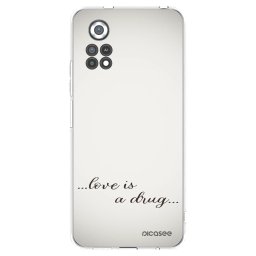 Átlátszó szilikon tok az alábbi mobiltelefonokra Xiaomi Poco X4 Pro 5G - Love is a drug