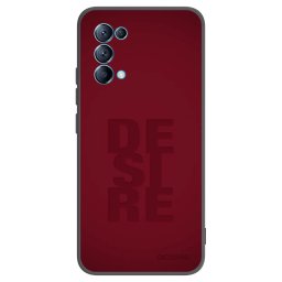 Fekete szilikon tok az alábbi mobiltelefonokra OPPO Reno 5 5G - Desire