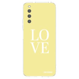 Átlátszó szilikon tok az alábbi mobiltelefonokra Sony Xperia 10 IV 5G - Love
