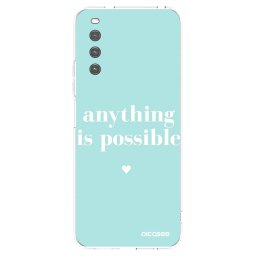 Átlátszó szilikon tok az alábbi mobiltelefonokra Sony Xperia 10 IV 5G - Anything is possible