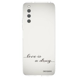 Átlátszó szilikon tok az alábbi mobiltelefonokra Sony Xperia 10 IV 5G - Love is a drug