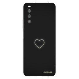 Átlátszó szilikon tok az alábbi mobiltelefonokra Sony Xperia 10 IV 5G - Heart