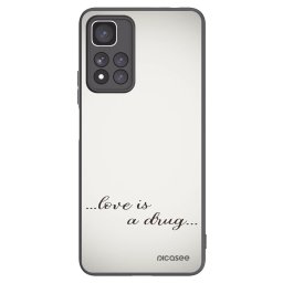 Fekete szilikon tok az alábbi mobiltelefonokra Xiaomi Redmi Note 11 Pro+ 5G - Love is a drug