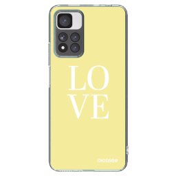 Átlátszó szilikon tok az alábbi mobiltelefonokra Xiaomi Redmi Note 11 Pro+ 5G - Love