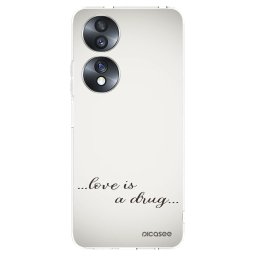Átlátszó szilikon tok az alábbi mobiltelefonokra Honor 70 - Love is a drug