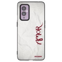 Fekete szilikon tok az alábbi mobiltelefonokra OnePlus 9 - Amor