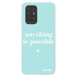 Átlátszó szilikon tok az alábbi mobiltelefonokra OPPO A94 5G - Anything is possible
