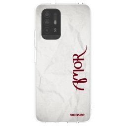 Átlátszó szilikon tok az alábbi mobiltelefonokra OPPO A94 5G - Amor