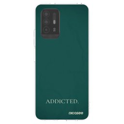 Átlátszó szilikon tok az alábbi mobiltelefonokra OPPO A94 5G - Addicted