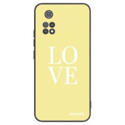 Fekete szilikon tok az alábbi mobiltelefonokra Xiaomi Poco M4 Pro - Love