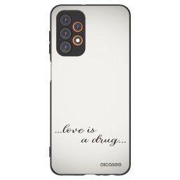 Fekete szilikon tok az alábbi mobiltelefonokra Samsung Galaxy A23 A236B 5G - Love is a drug