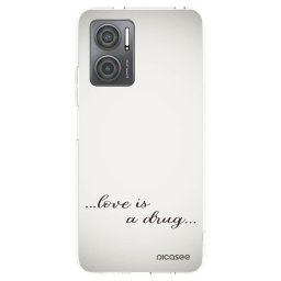 Átlátszó szilikon tok az alábbi mobiltelefonokra Xiaomi Redmi 10 5G - Love is a drug