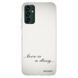 Átlátszó szilikon tok az alábbi mobiltelefonokra Samsung Galaxy M23 5G - Love is a drug