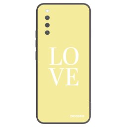 Fekete szilikon tok az alábbi mobiltelefonokra Sony Xperia 10 III - Love