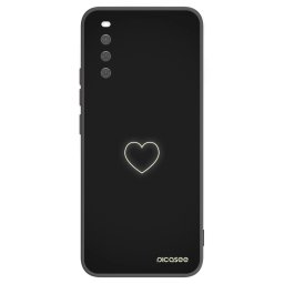Fekete szilikon tok az alábbi mobiltelefonokra Sony Xperia 10 III - Heart