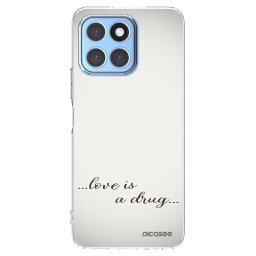 Átlátszó szilikon tok az alábbi mobiltelefonokra Honor X8 5G - Love is a drug