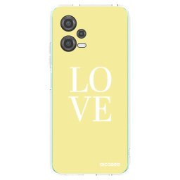 Átlátszó szilikon tok az alábbi mobiltelefonokra Xiaomi Poco X5 - Love