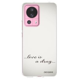 Átlátszó szilikon tok az alábbi mobiltelefonokra Xiaomi 13 Lite - Love is a drug