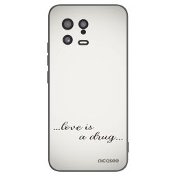 Fekete szilikon tok az alábbi mobiltelefonokra Xiaomi 13 - Love is a drug