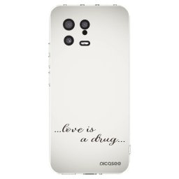 Átlátszó szilikon tok az alábbi mobiltelefonokra Xiaomi 13 - Love is a drug