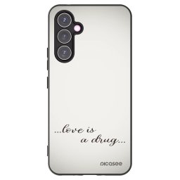 Fekete szilikon tok az alábbi mobiltelefonokra Samsung Galaxy A54 5G A546B - Love is a drug