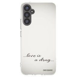Átlátszó szilikon tok az alábbi mobiltelefonokra Samsung Galaxy A34 5G A346B - Love is a drug