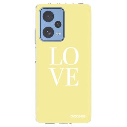 Átlátszó szilikon tok az alábbi mobiltelefonokra Xiaomi Redmi Note 12 Pro 5G - Love
