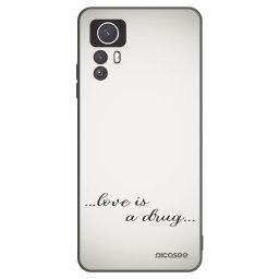 Fekete szilikon tok az alábbi mobiltelefonokra Xiaomi Redmi Note 12S - Love is a drug