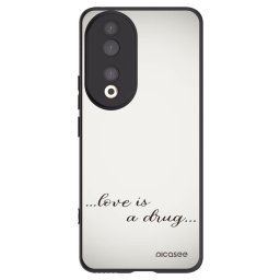 Fekete szilikon tok az alábbi mobiltelefonokra Honor 90 5G - Love is a drug