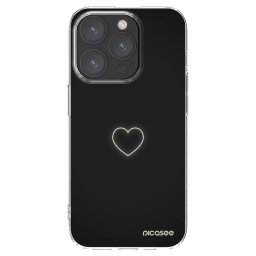 Átlátszó szilikon tok az alábbi mobiltelefonokra Apple iPhone 15 Pro - Heart