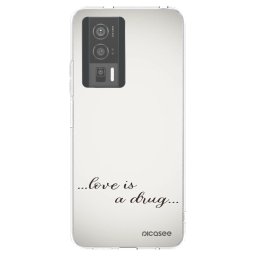 Átlátszó szilikon tok az alábbi mobiltelefonokra Xiaomi Poco F5 Pro 5G - Love is a drug