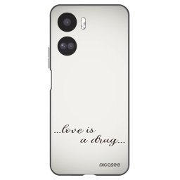 Fekete szilikon tok az alábbi mobiltelefonokra Honor 90 Lite 5G - Love is a drug