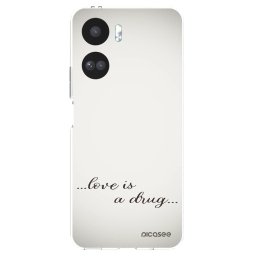 Átlátszó szilikon tok az alábbi mobiltelefonokra Honor 90 Lite 5G - Love is a drug
