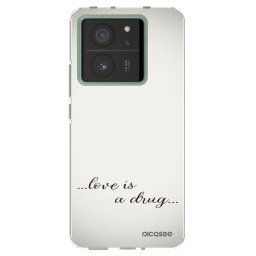 Átlátszó szilikon tok az alábbi mobiltelefonokra Xiaomi 13T - Love is a drug