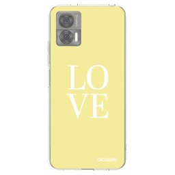 Átlátszó szilikon tok az alábbi mobiltelefonokra Motorola Edge 30 Neo - Love