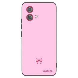 Fekete szilikon tok az alábbi mobiltelefonokra Motorola Moto G84 5G - Blush bow