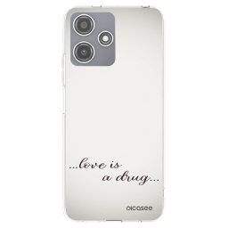 Átlátszó szilikon tok az alábbi mobiltelefonokra Xiaomi Redmi 12 5G - Love is a drug
