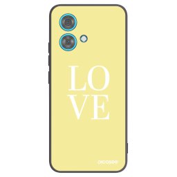 Fekete szilikon tok az alábbi mobiltelefonokra Motorola Edge 40 Neo - Love