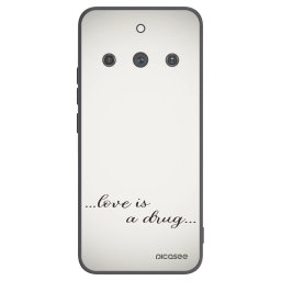 Fekete szilikon tok az alábbi mobiltelefonokra Realme 11 Pro+ - Love is a drug