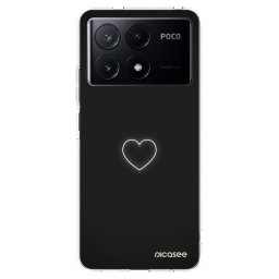 Átlátszó szilikon tok az alábbi mobiltelefonokra Xiaomi Poco X6 Pro - Heart