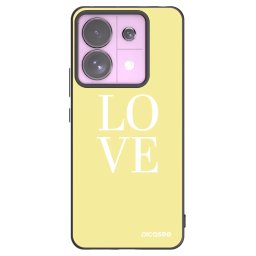 Fekete szilikon tok az alábbi mobiltelefonokra Xiaomi Redmi Note 13 Pro 5G - Love