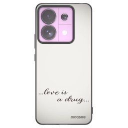 Fekete szilikon tok az alábbi mobiltelefonokra Xiaomi Redmi Note 13 Pro 5G - Love is a drug