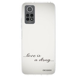 Átlátszó szilikon tok az alábbi mobiltelefonokra Xiaomi Redmi Note 12 Pro 4G - Love is a drug