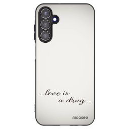 Fekete szilikon tok az alábbi mobiltelefonokra Samsung Galaxy A15 A156B 5G - Love is a drug