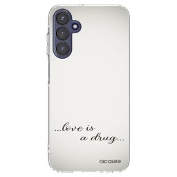 Átlátszó szilikon tok az alábbi mobiltelefonokra Samsung Galaxy A15 A155F 4G - Love is a drug