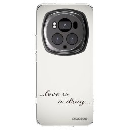 Átlátszó szilikon tok az alábbi mobiltelefonokra Honor Magic6 Pro - Love is a drug