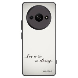 Fekete szilikon tok az alábbi mobiltelefonokra Xiaomi Redmi A3 - Love is a drug