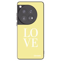 Fekete szilikon tok az alábbi mobiltelefonokra OnePlus 12 5G - Love