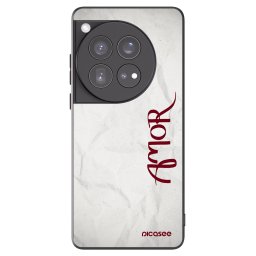 Fekete szilikon tok az alábbi mobiltelefonokra OnePlus 12 5G - Amor