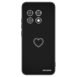 Fekete szilikon tok az alábbi mobiltelefonokra OnePlus 11 5G - Heart